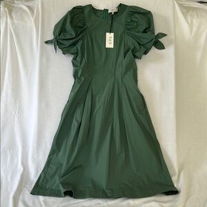 NWT Sea New York Green Clover Midi Dress